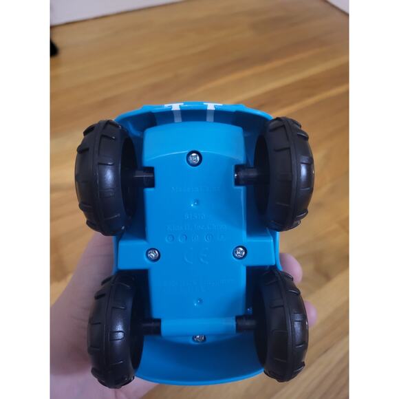 Oball Rattle & Roll Toy Car Blue Green with Bead Wheels Infant Toddler Baby Grip - Picture 6 of 9